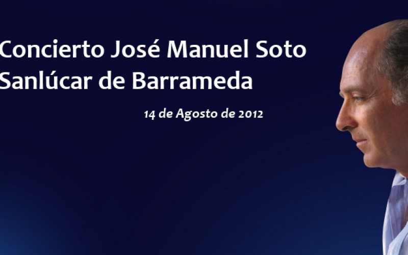 Concierto de José Manuel Soto en Sanlúcar de Barrameda