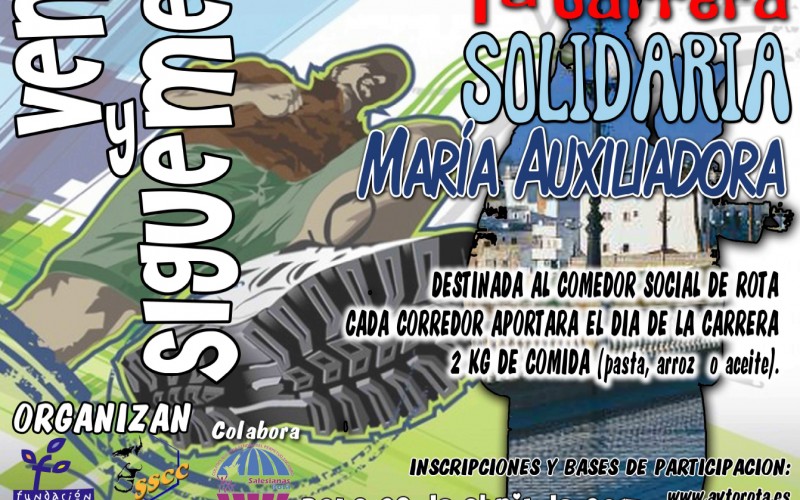 Primera Carrera Solidaria «María Auxiliadora» el 26 de Abril